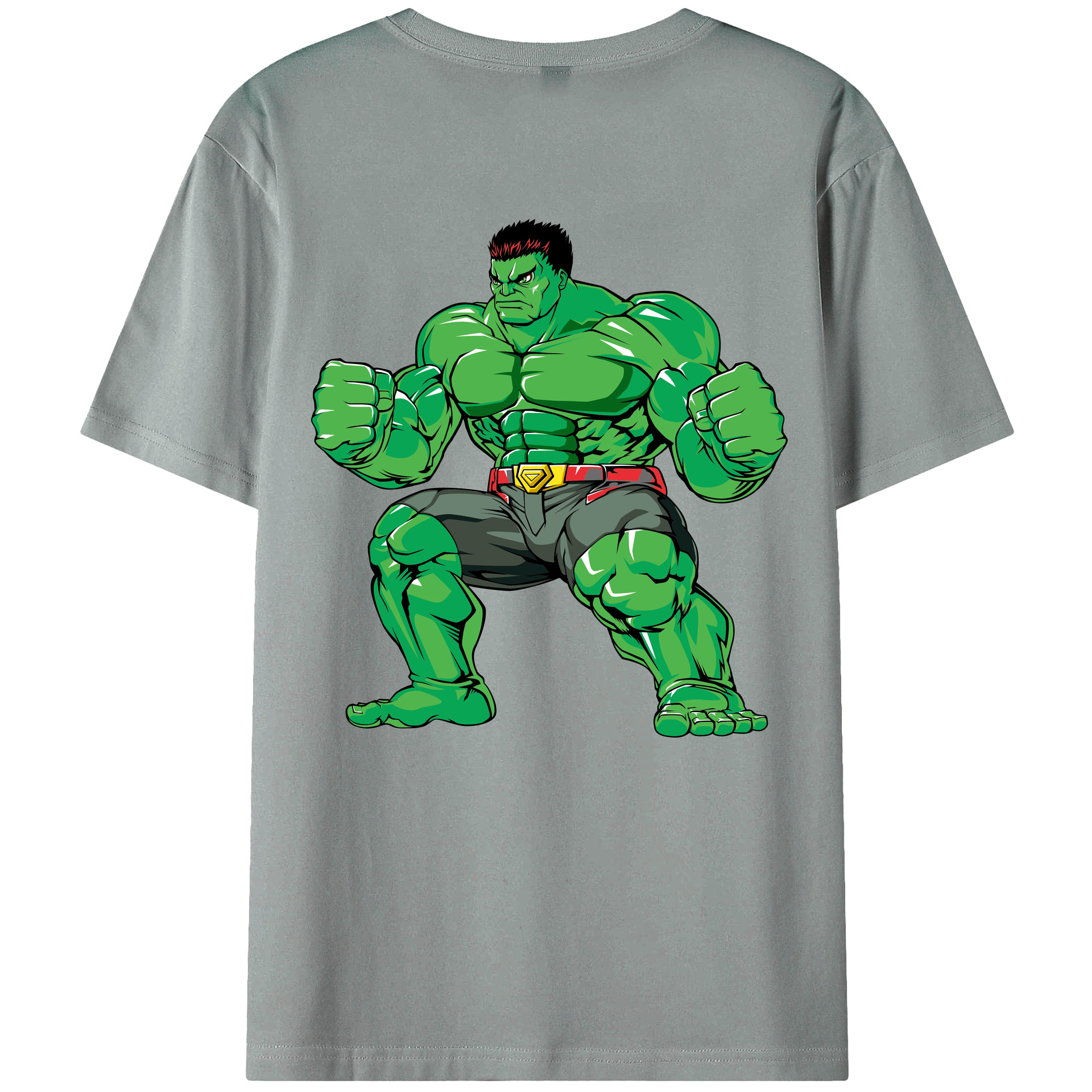 （画像用） アベンジャーズ The Avengers 綿100％ メンズ半袖Tシャツ（バックプリント） 通気性